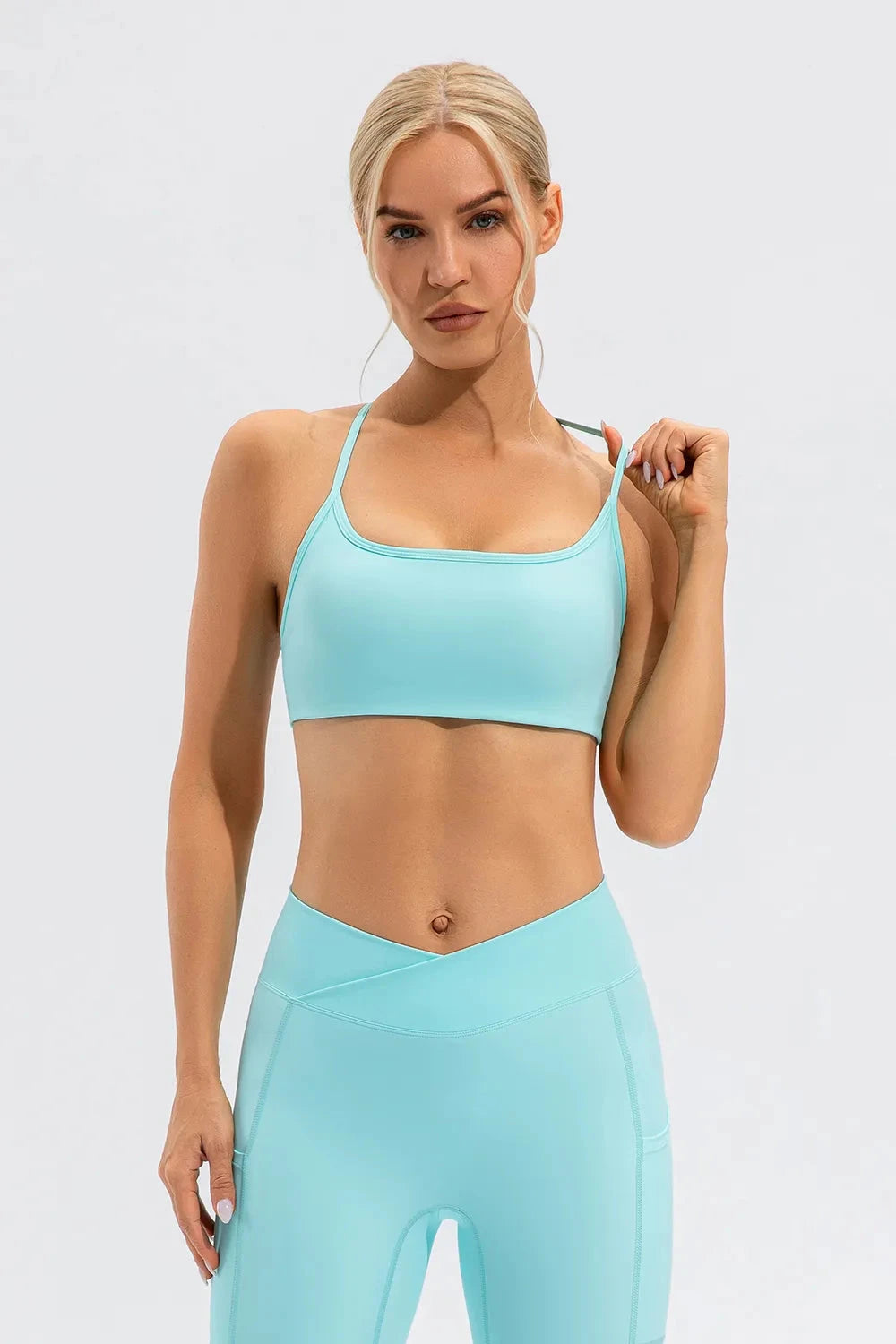 IREP Stealth Wealth Ecstasy Crisscross Spaghetti Strap Active Cami Top iRepBrand