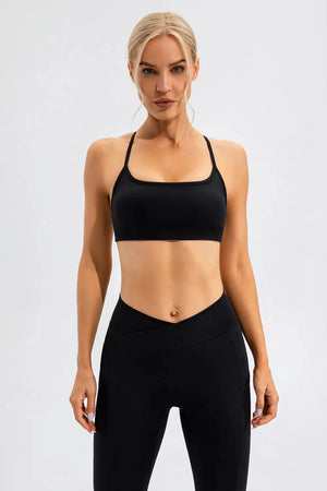 IREP Stealth Wealth Ecstasy Crisscross Spaghetti Strap Active Cami Top iRepBrand