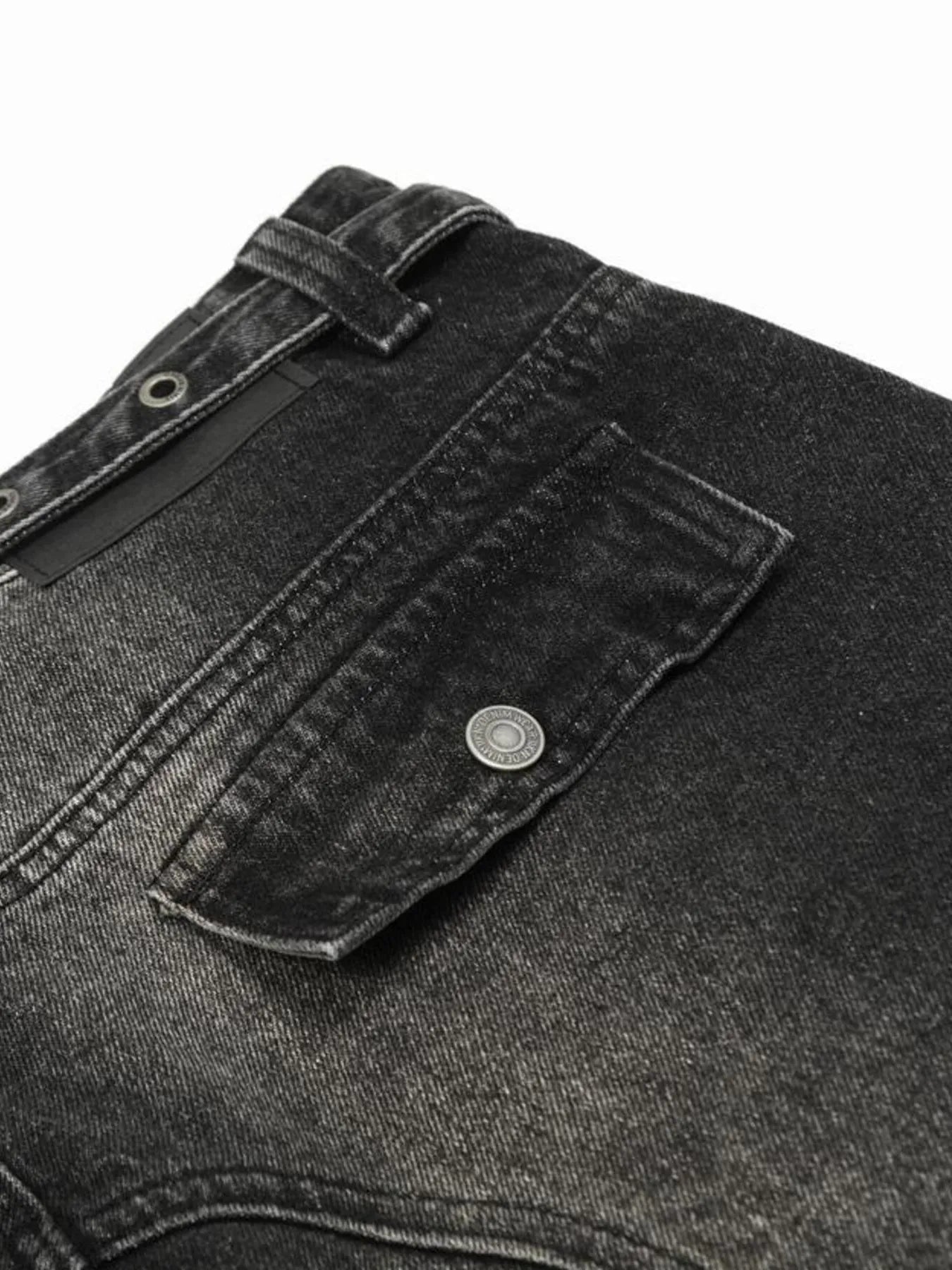 IREP Stealth Wealth Esumi Distressed Cargo Wide Leg Jeans Jeans iRepBrand