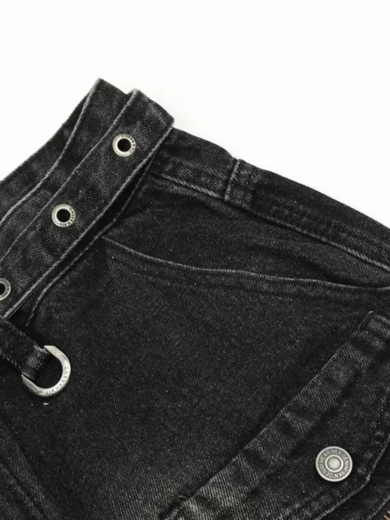 IREP Stealth Wealth Esumi Distressed Cargo Wide Leg Jeans Jeans iRepBrand