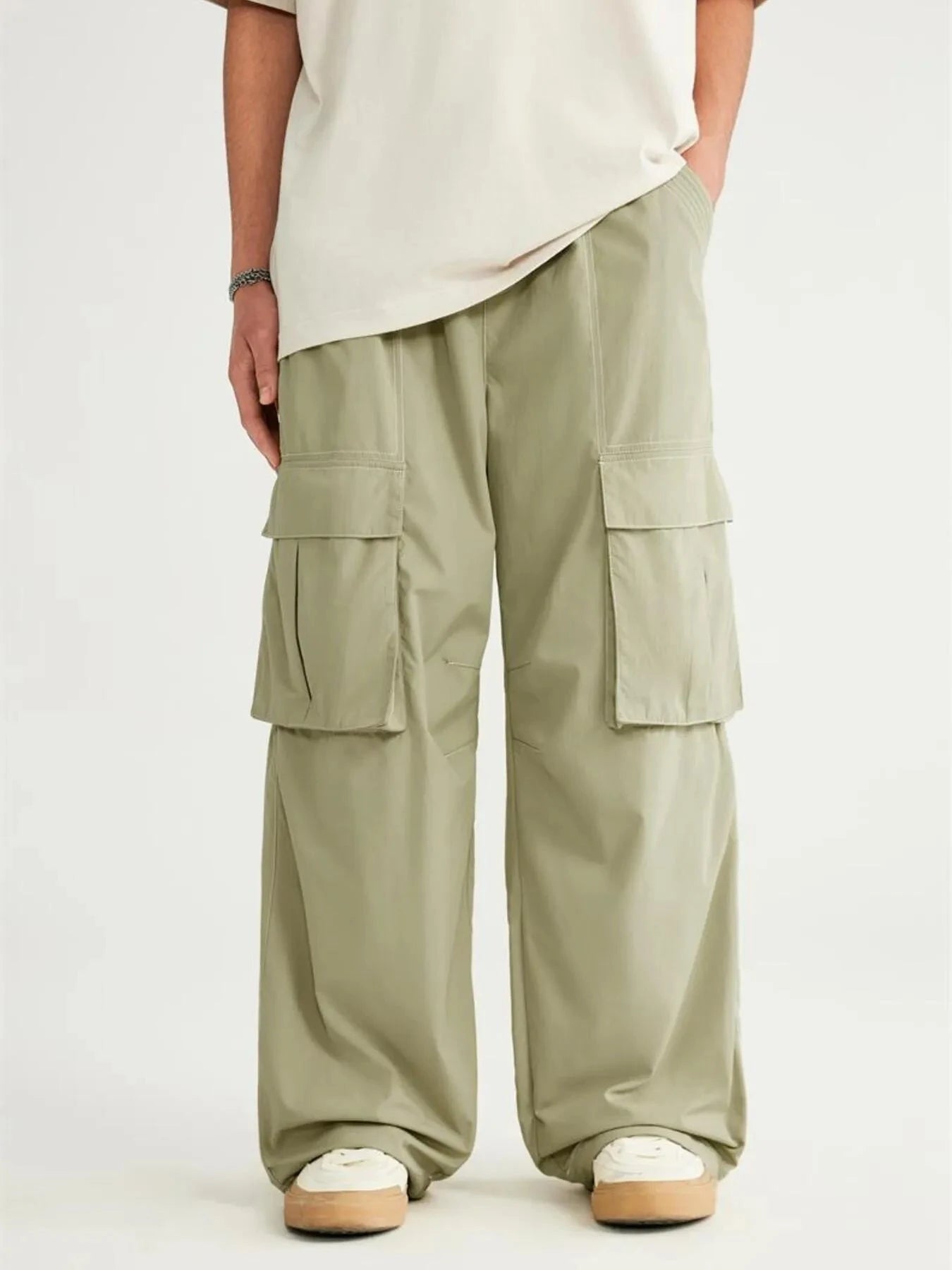 IREP Stealth Wealth Figuierro Oversized Cargo Utility Wide Leg Pants Pants iRepBrand