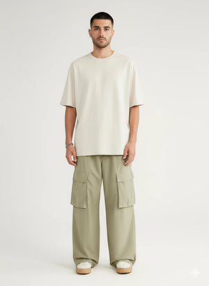 IREP Stealth Wealth Figuierro Oversized Cargo Utility Wide Leg Pants Pants iRepBrand
