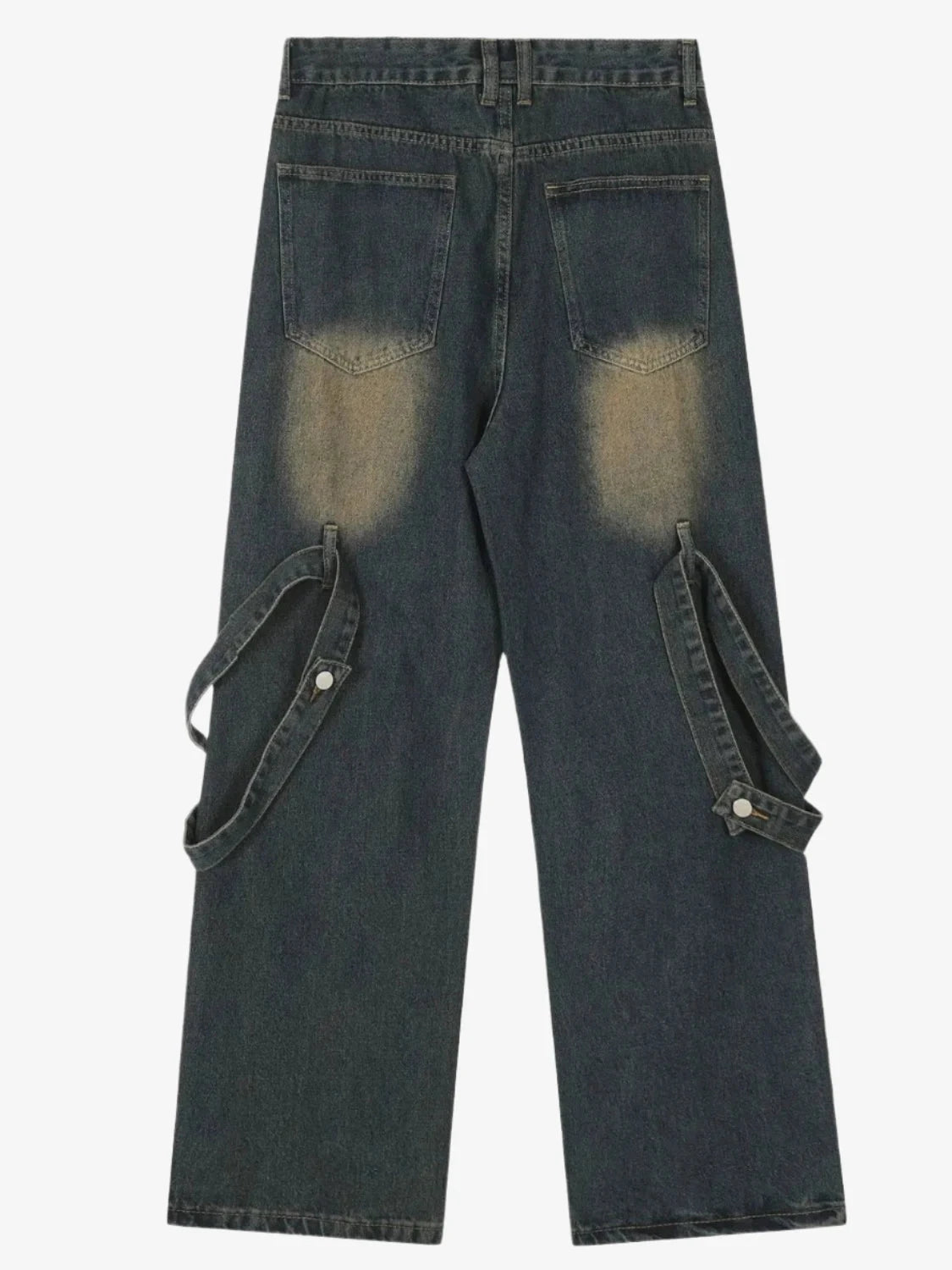 IREP Stealth Wealth Firdaus Distressed Cargo Wide Leg Jeans Jeans iRepBrand