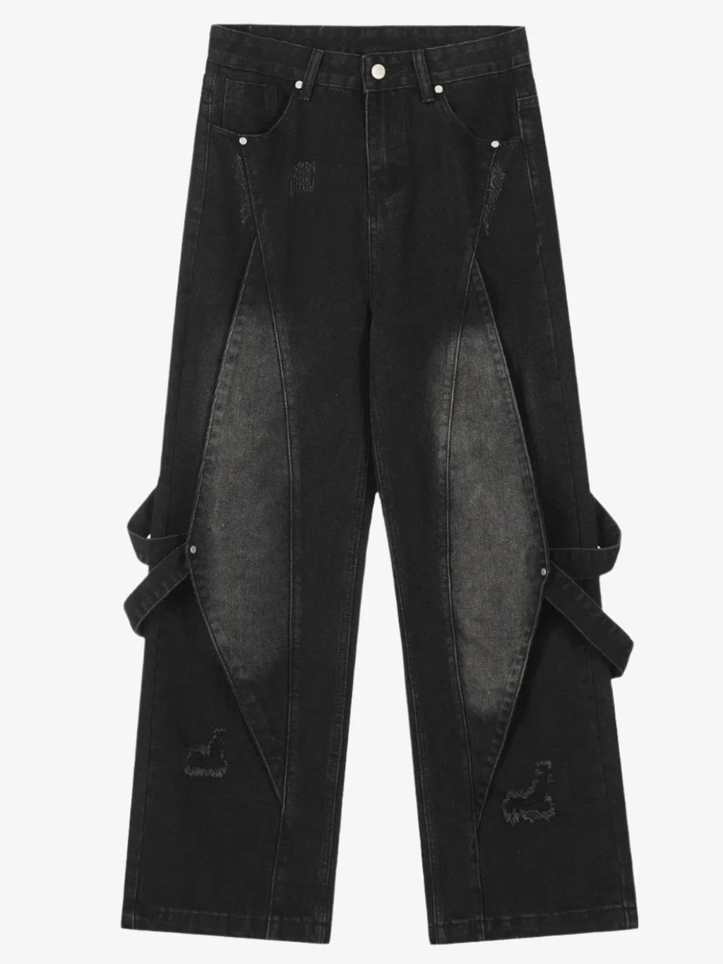 IREP Stealth Wealth Firdaus Distressed Cargo Wide Leg Jeans Jeans iRepBrand