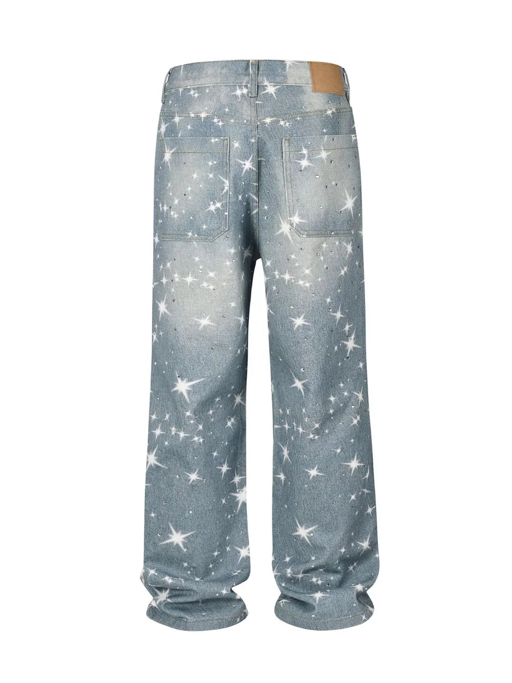 IREP Stealth Wealth Galaxy Rhinestone Star Print Jeans Jeans iRepBrand