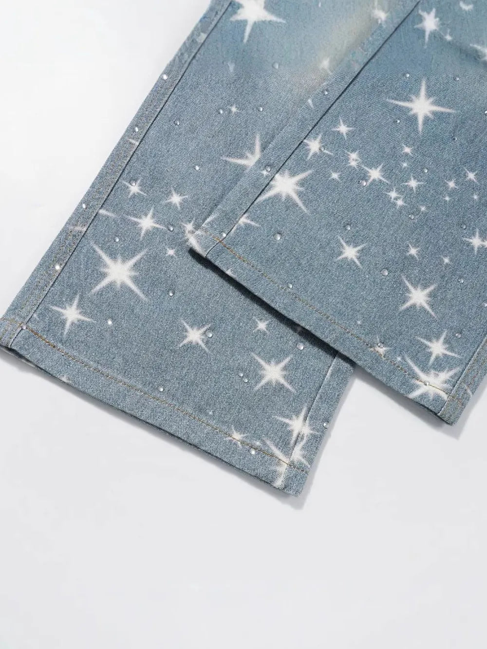 IREP Stealth Wealth Galaxy Rhinestone Star Print Jeans Jeans iRepBrand