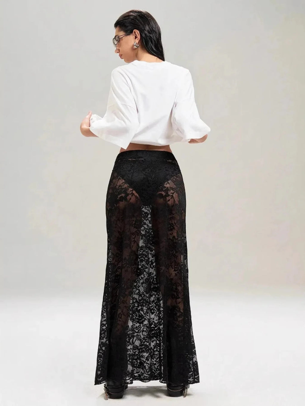 IREP Stealth Wealth Gamela Lace Maxi Skirt Skirt iRepBrand