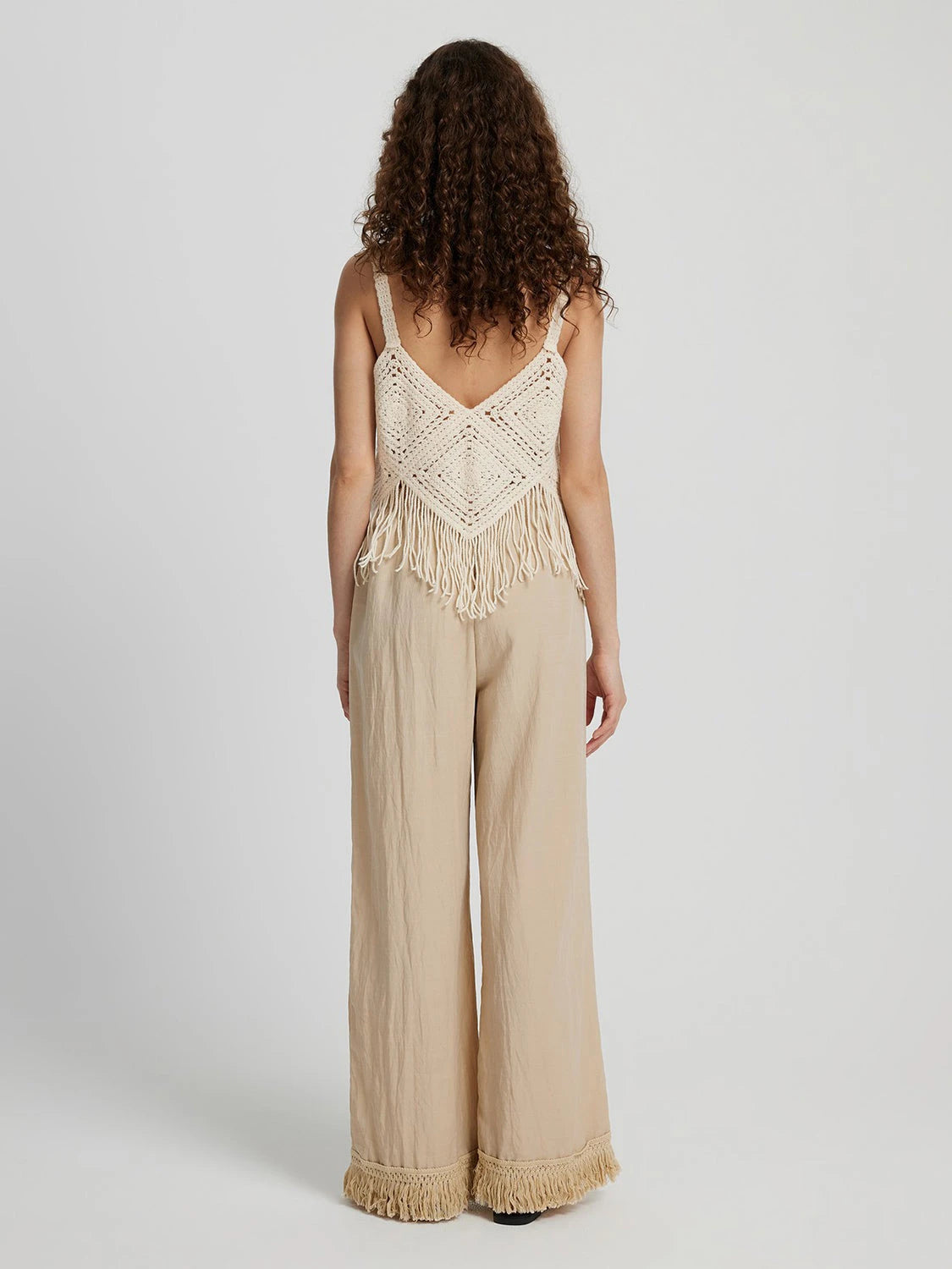 IREP Stealth Wealth Gianna Fringe Hem Pants Pants iRepBrand