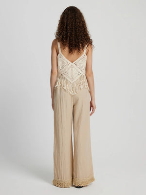 IREP Stealth Wealth Gianna Fringe Hem Pants Pants iRepBrand