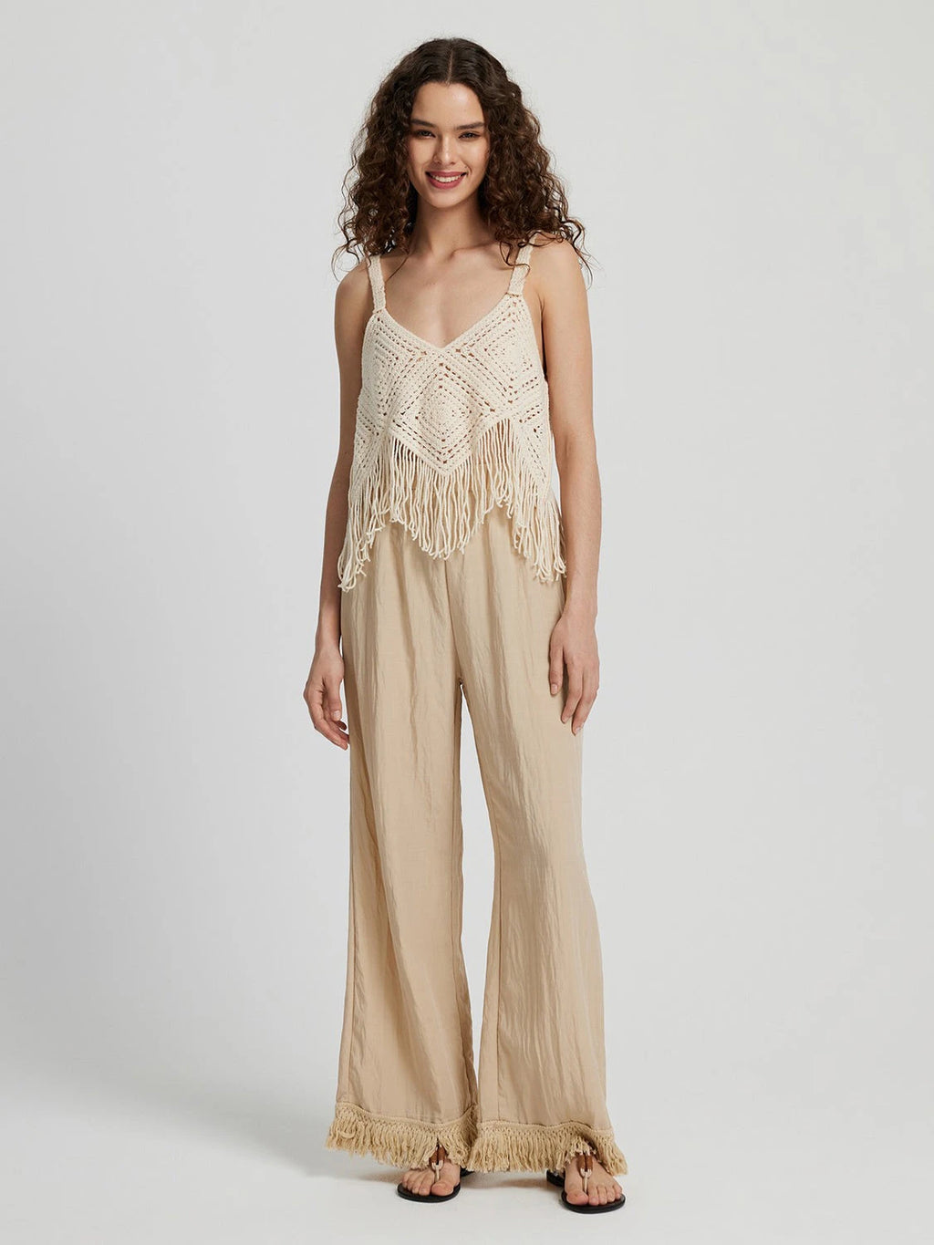 IREP Stealth Wealth Gianna Fringe Hem Pants Pants iRepBrand