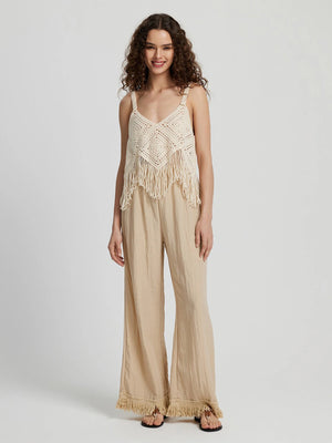 IREP Stealth Wealth Gianna Fringe Hem Pants Pants iRepBrand