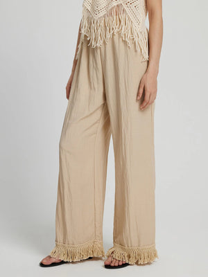 IREP Stealth Wealth Gianna Fringe Hem Pants Pants iRepBrand