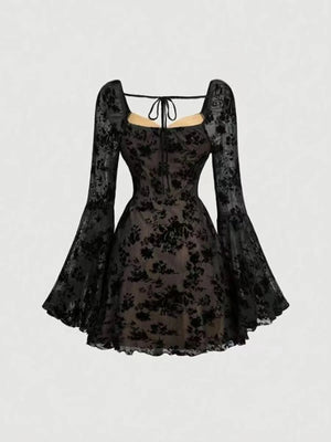 IREP Stealth Wealth Grandiose Lace Mini Dress Dress iRepBrand