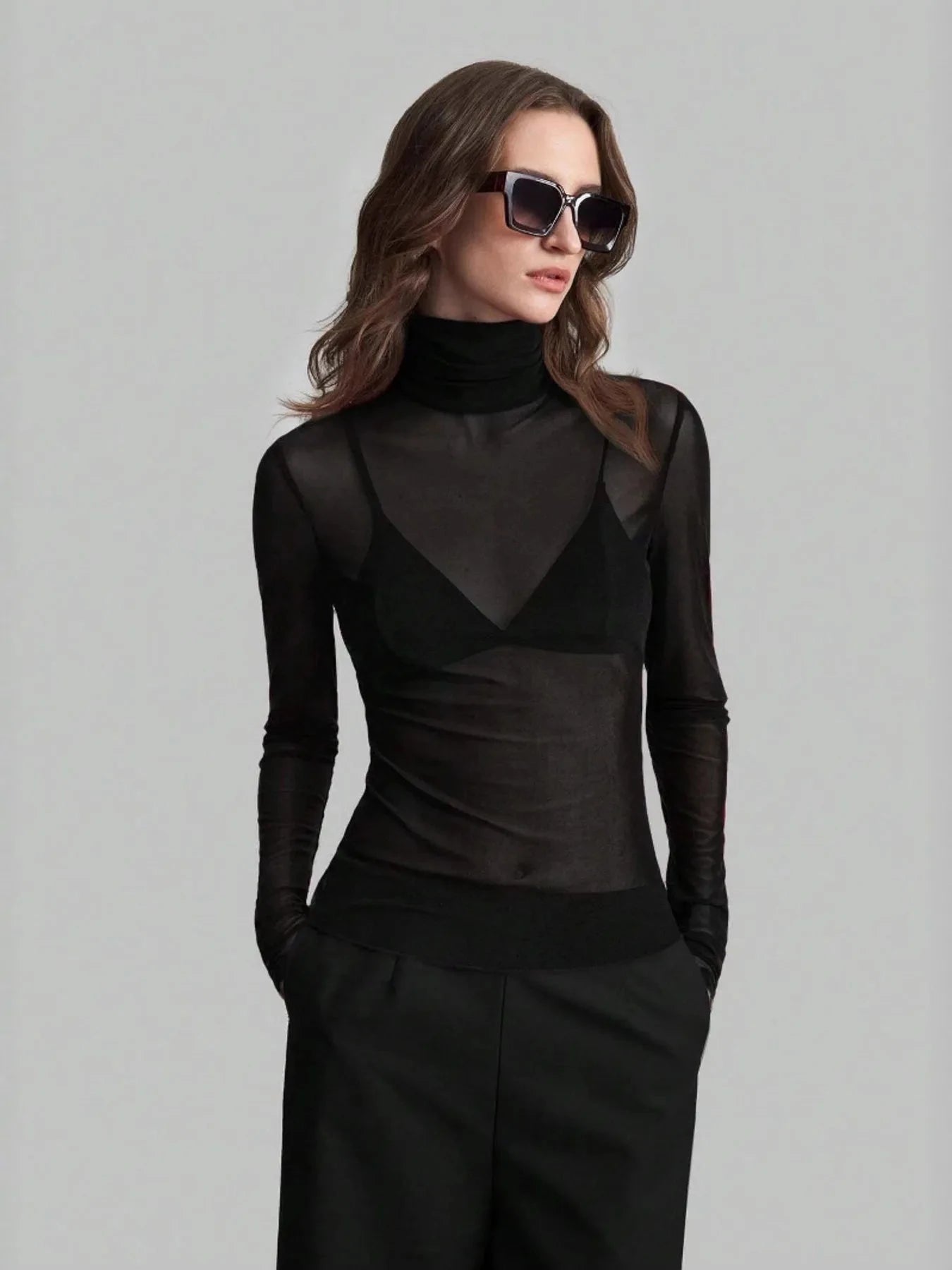 IREP Stealth Wealth Jamala Turtleneck Long Sleeve Top Top iRepBrand