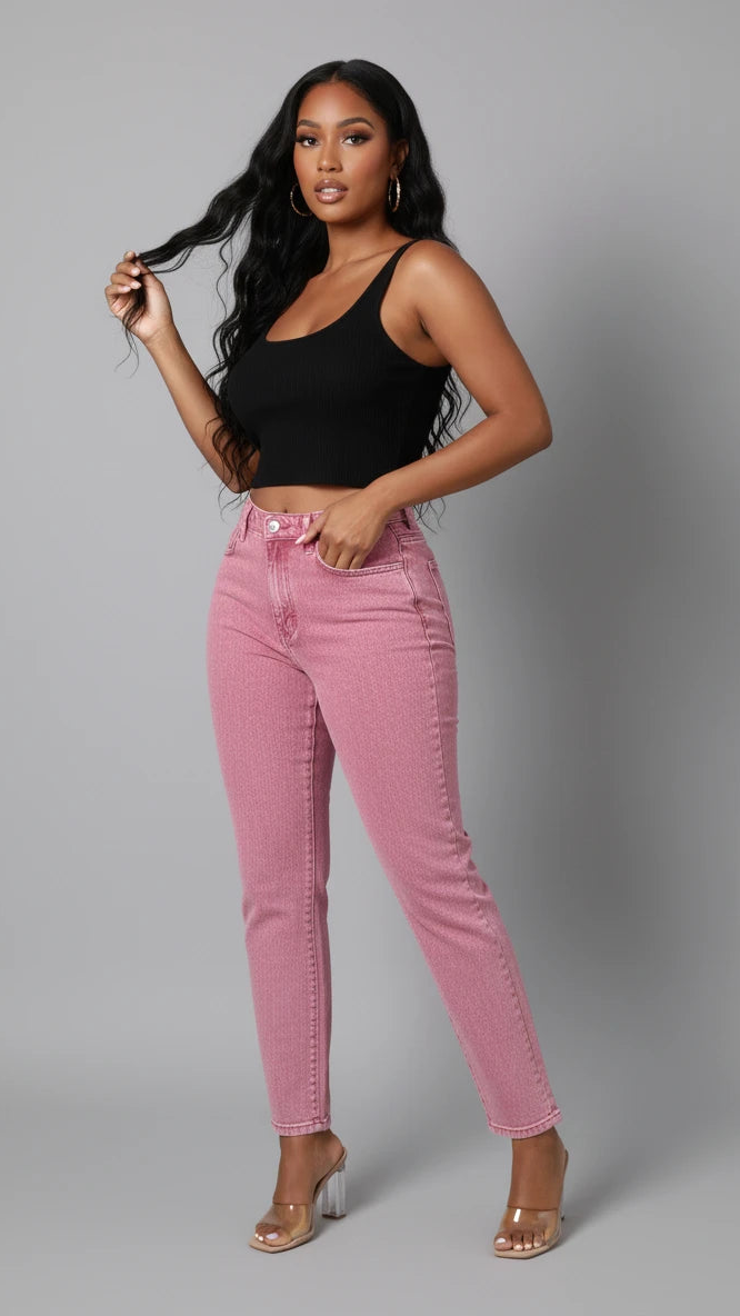 IREP Stealth Wealth Jenesis High-Waisted Straight Leg Jeans Jeans iRepBrand