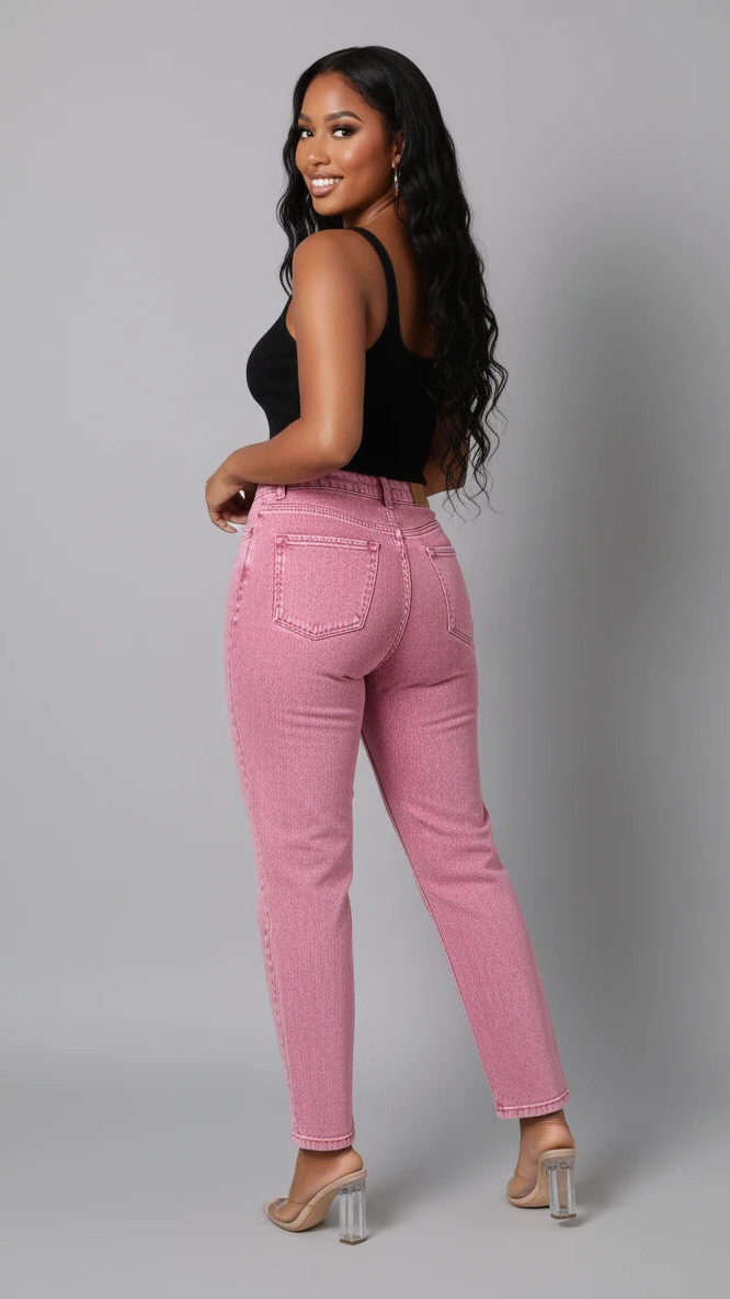 IREP Stealth Wealth Jenesis High-Waisted Straight Leg Jeans Jeans iRepBrand