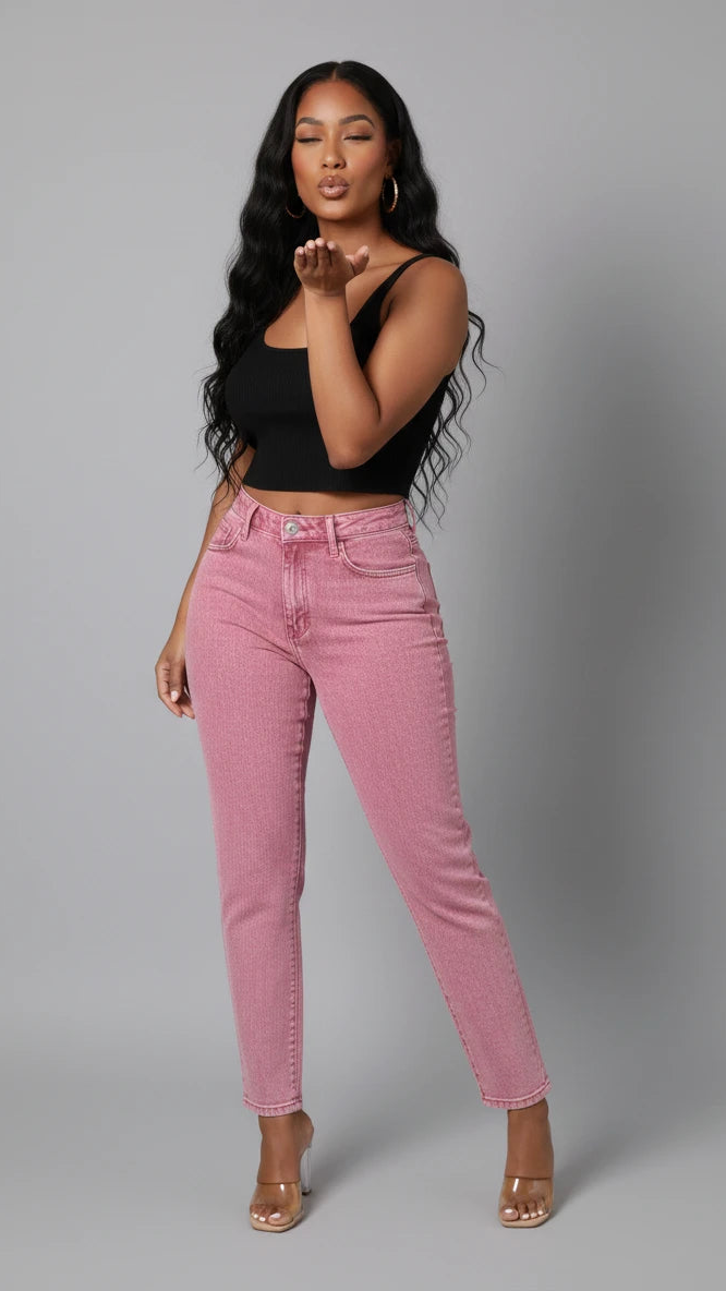 IREP Stealth Wealth Jenesis High-Waisted Straight Leg Jeans Jeans iRepBrand