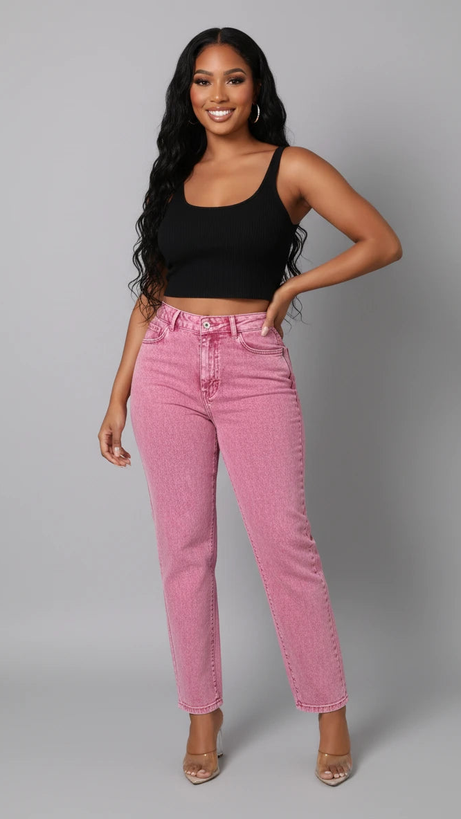 IREP Stealth Wealth Jenesis High-Waisted Straight Leg Jeans Jeans iRepBrand