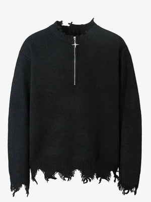 IREP Stealth Wealth Jericho Frayed Hem Sweater Sweatshirt iRepBrand