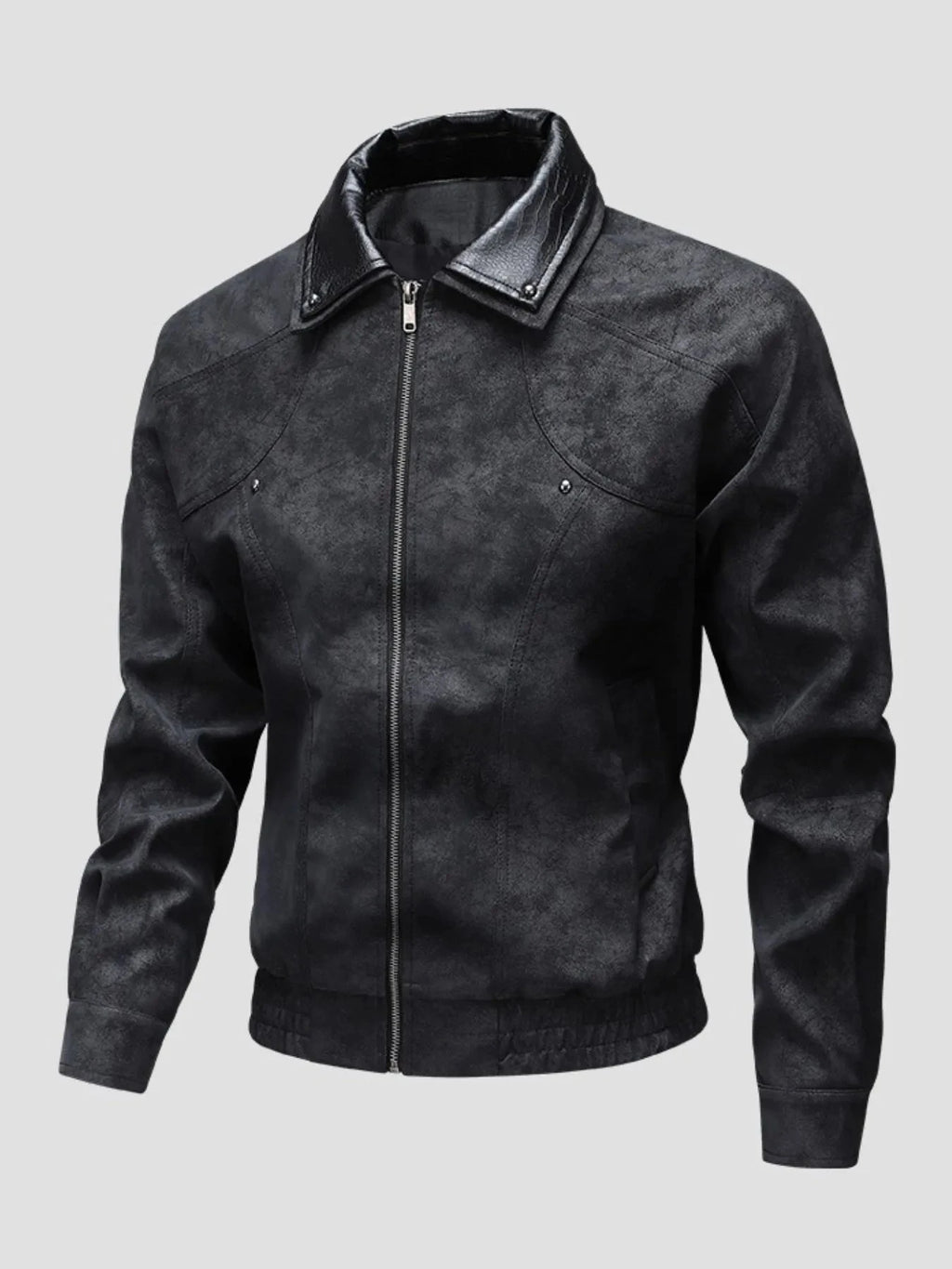 IREP Stealth Wealth Jericho Leather Bomber Jacket Jacket iRepBrand