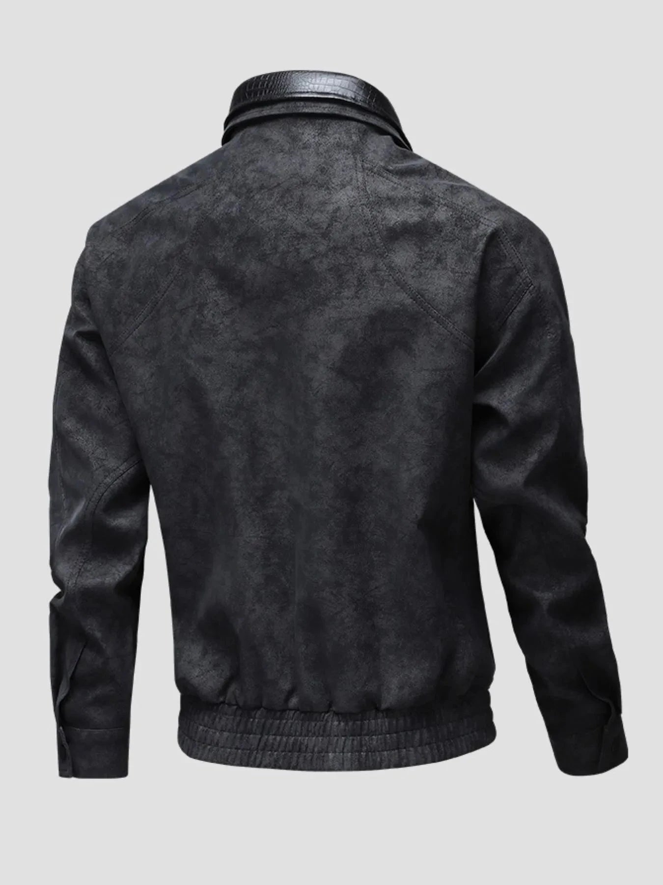 IREP Stealth Wealth Jericho Leather Bomber Jacket Jacket iRepBrand
