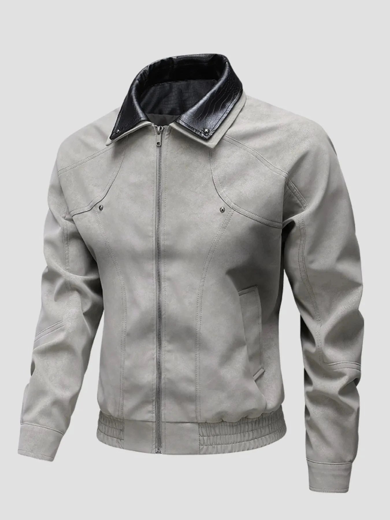 IREP Stealth Wealth Jericho Leather Bomber Jacket Jacket iRepBrand