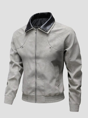 IREP Stealth Wealth Jericho Leather Bomber Jacket Jacket iRepBrand