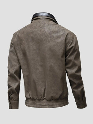 IREP Stealth Wealth Jericho Leather Bomber Jacket Jacket iRepBrand