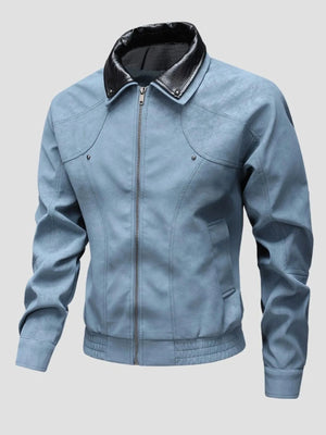 IREP Stealth Wealth Jericho Leather Bomber Jacket Jacket iRepBrand