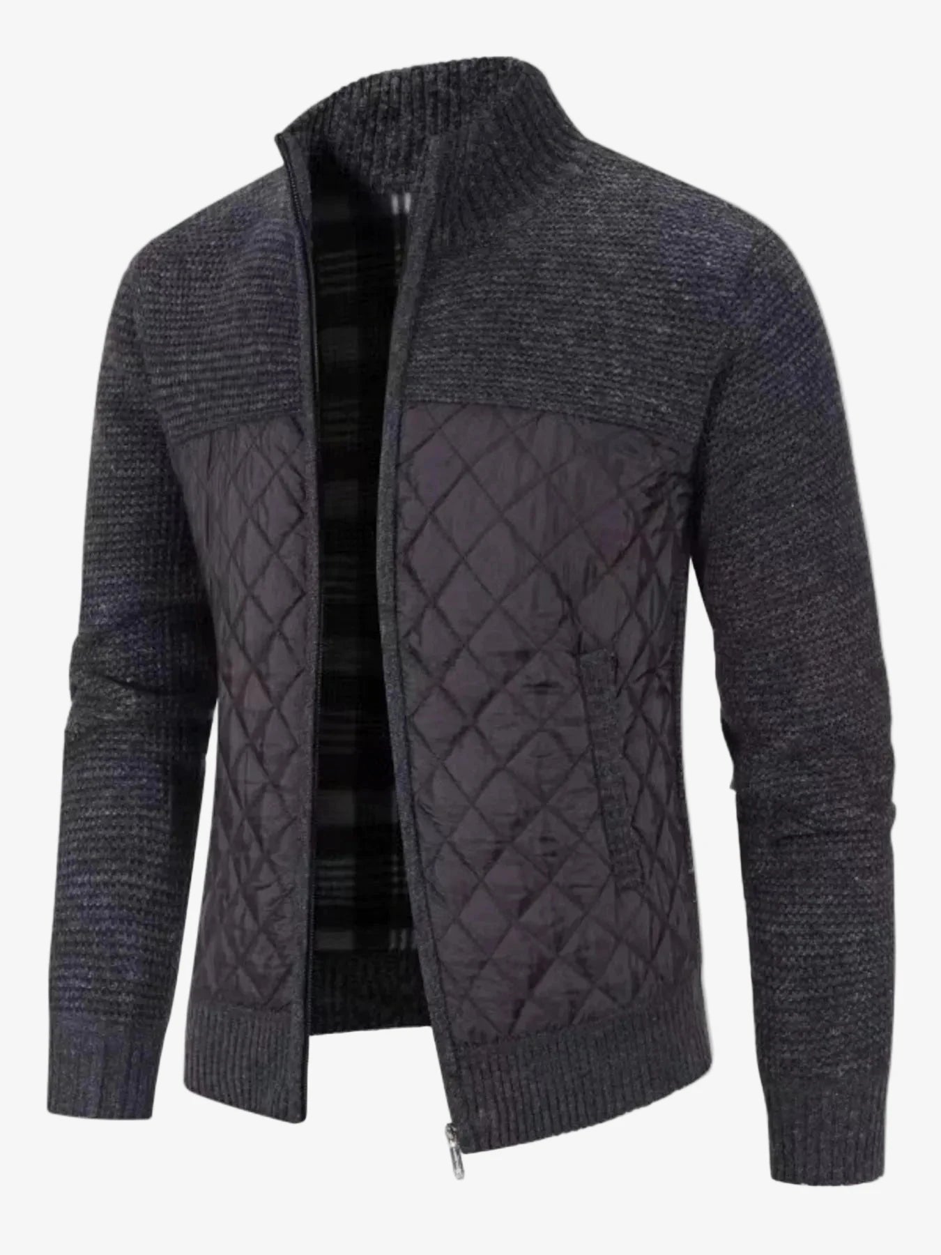 IREP Stealth Wealth Kendal Quilted Cardigan Sweater  iRepBrand