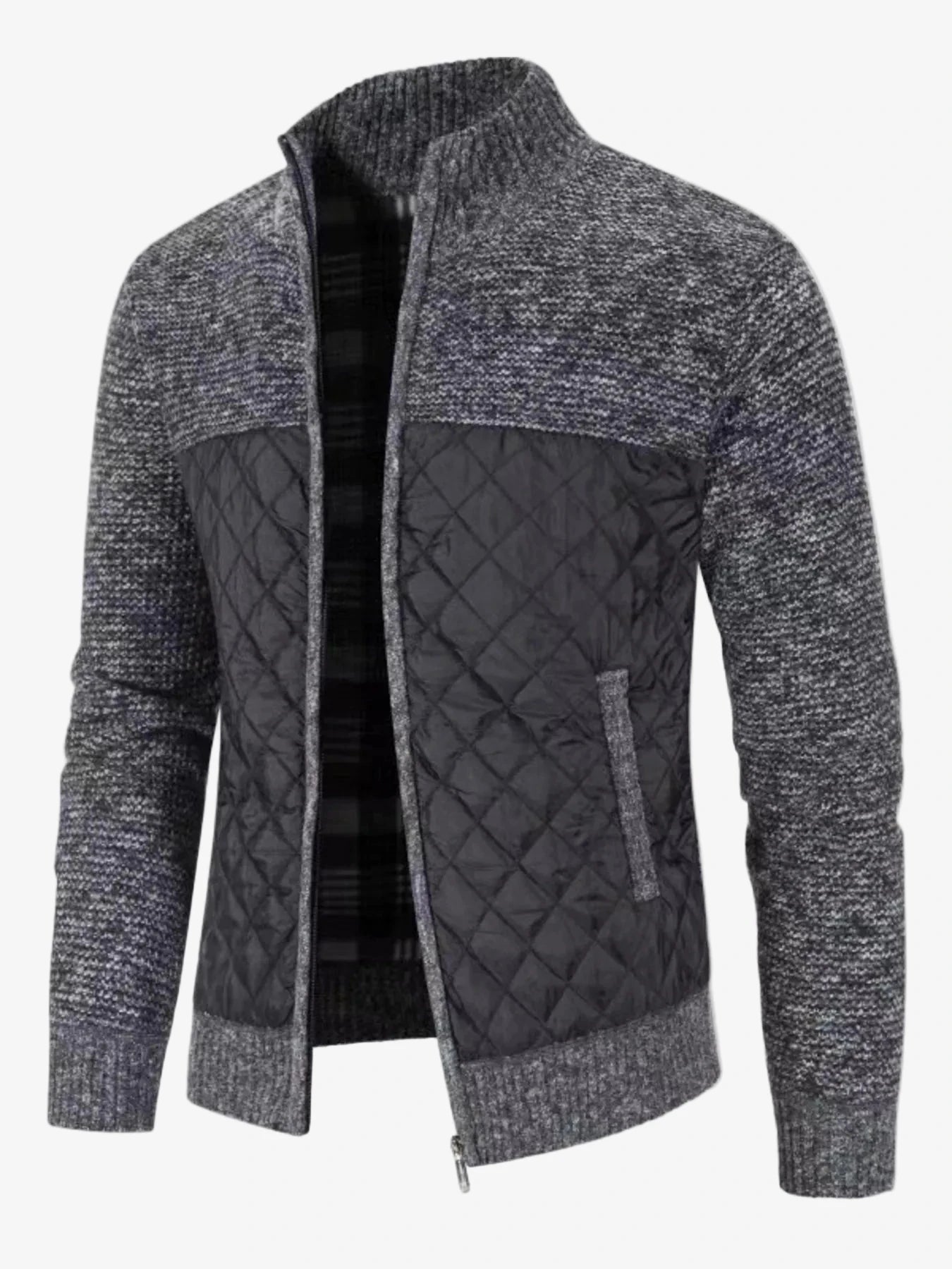 IREP Stealth Wealth Kendal Quilted Cardigan Sweater  iRepBrand