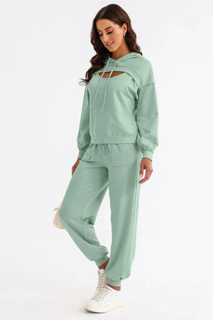 IREP Stealth Wealth Kimberly Cutout Hoodie and Joggers Set  iRepBrand