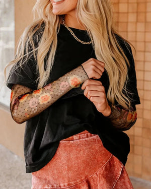IREP Stealth Wealth Kimmi Patchwork T-Shirt Trendsi 