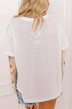 IREP Stealth Wealth Kimmi Patchwork T-Shirt Trendsi 