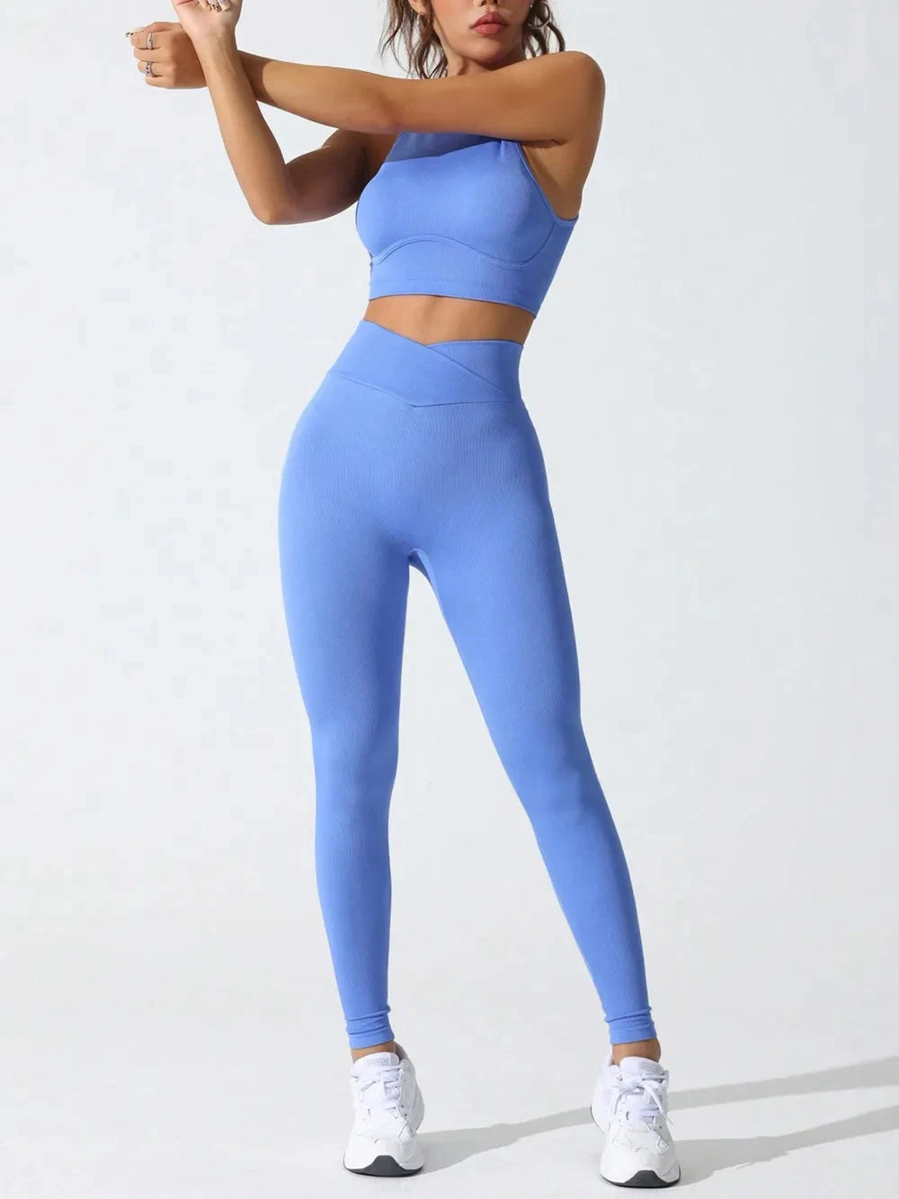 IREP Stealth Wealth Leora Tank and High Waist Leggings Set Trendsi 