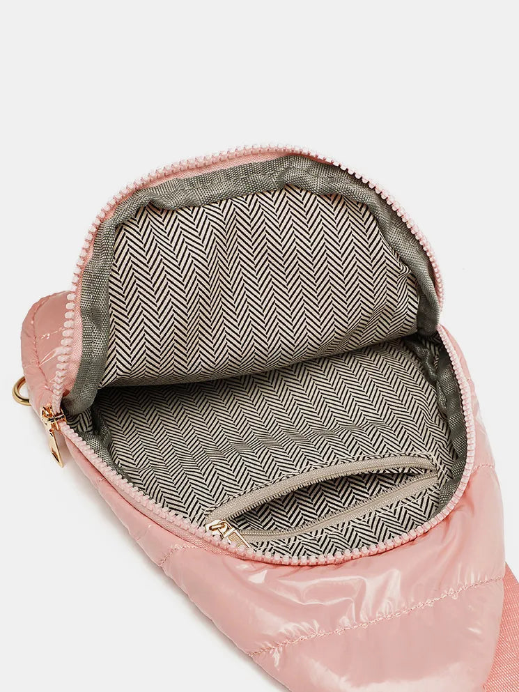 IREP Stealth Wealth Lori Adjustable Strap Quilted Puffy Sling Bag Bag iRepBrand