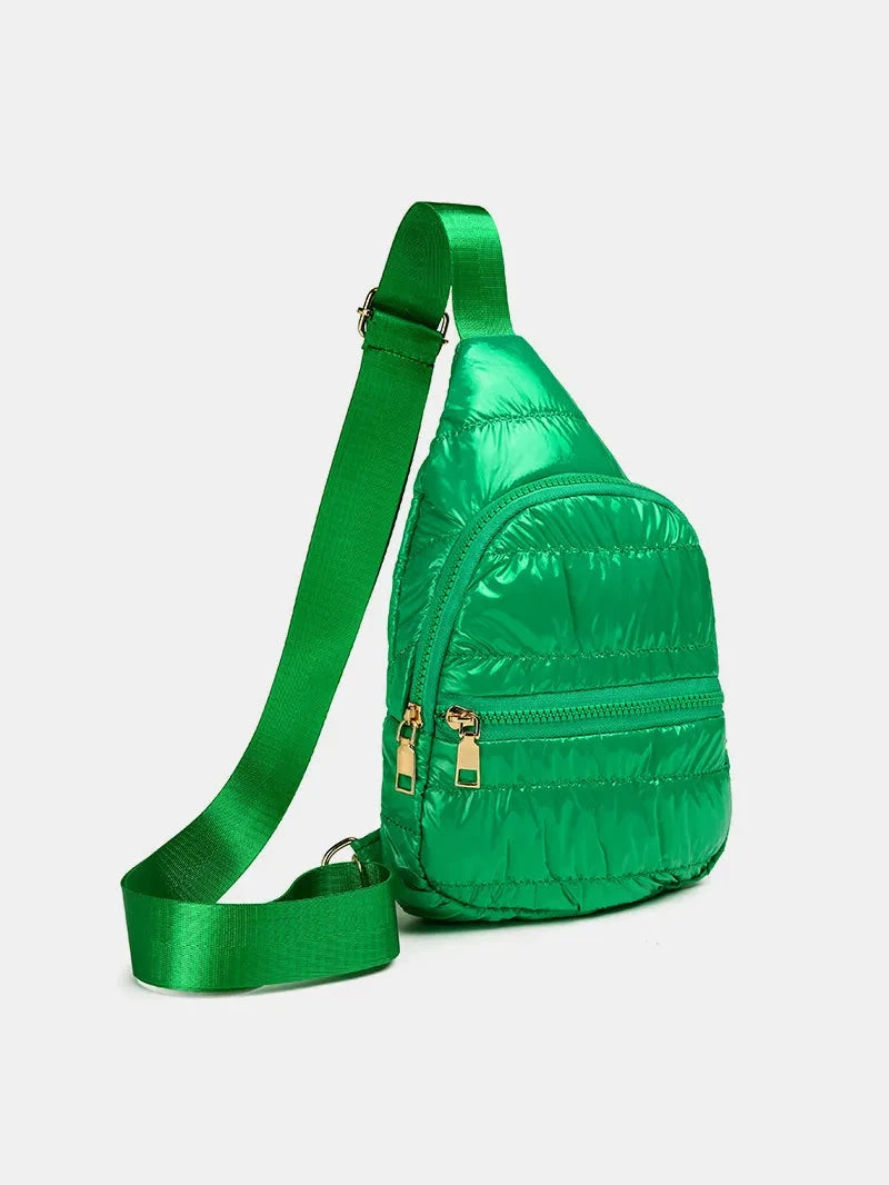 IREP Stealth Wealth Lori Adjustable Strap Quilted Puffy Sling Bag Bag iRepBrand