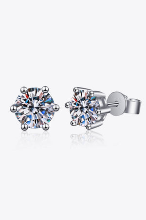 IREP Stealth Wealth Luna Moissanite Earrings  iRepBrand