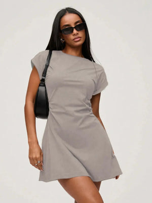 IREP Stealth Wealth Mariah Short Sleeve Mini Tee Dress Dress iRepBrand