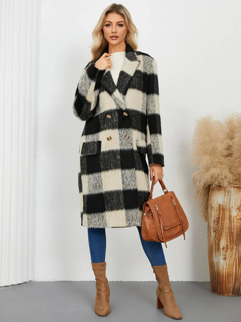 IREP Stealth Wealth Mazie Plaid Coat Jacket iRepBrand