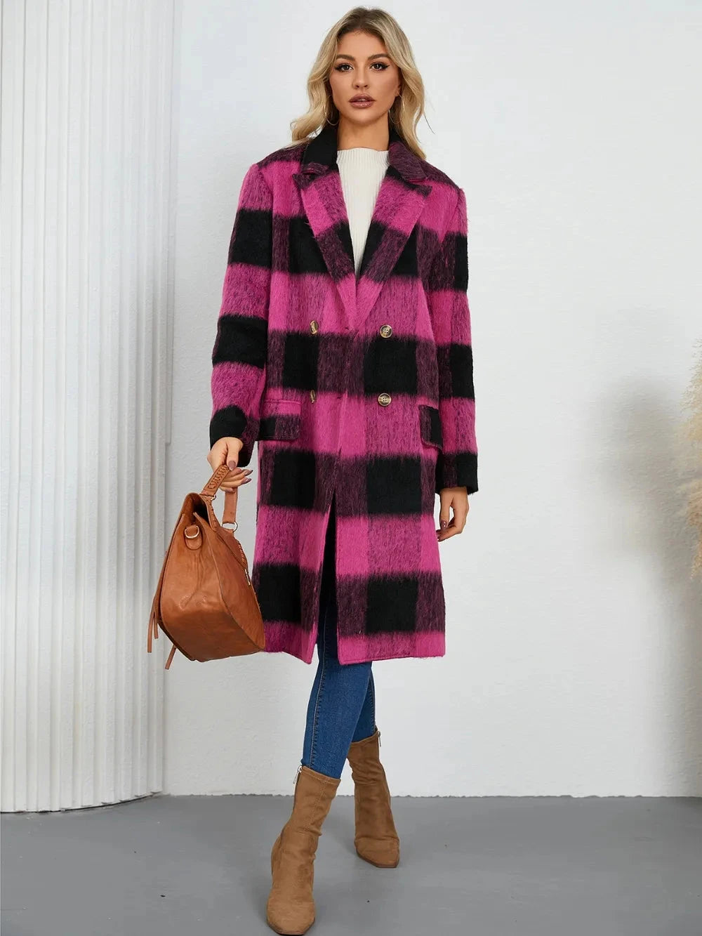 IREP Stealth Wealth Mazie Plaid Coat Jacket iRepBrand