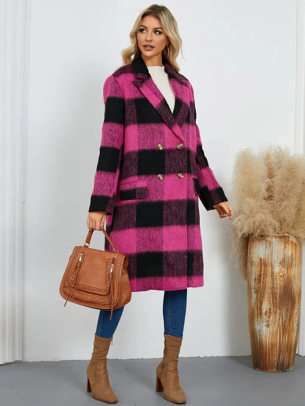 IREP Stealth Wealth Mazie Plaid Coat Jacket iRepBrand