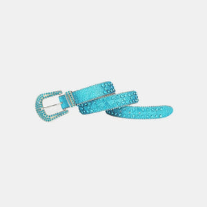 IREP Stealth Wealth Meara Rhinestone Leather Belt Belt iRepBrand