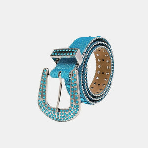 IREP Stealth Wealth Meara Rhinestone Leather Belt Belt iRepBrand