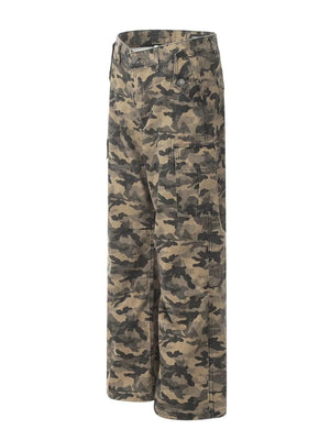 IREP Stealth Wealth Men's Camouflage Cargo Jeans Trendsi 