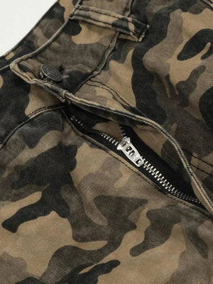 IREP Stealth Wealth Men's Camouflage Cargo Jeans Trendsi 