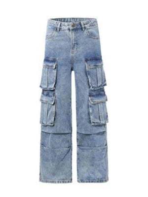 IREP Stealth Wealth Men's Cargo Wide Leg Jeans iRepBrand