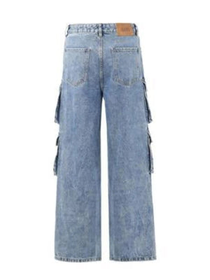 IREP Stealth Wealth Men's Cargo Wide Leg Jeans iRepBrand