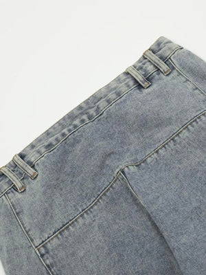IREP Stealth Wealth Men's Multi-Pocket Cargo Wide Leg Jeans Trendsi 