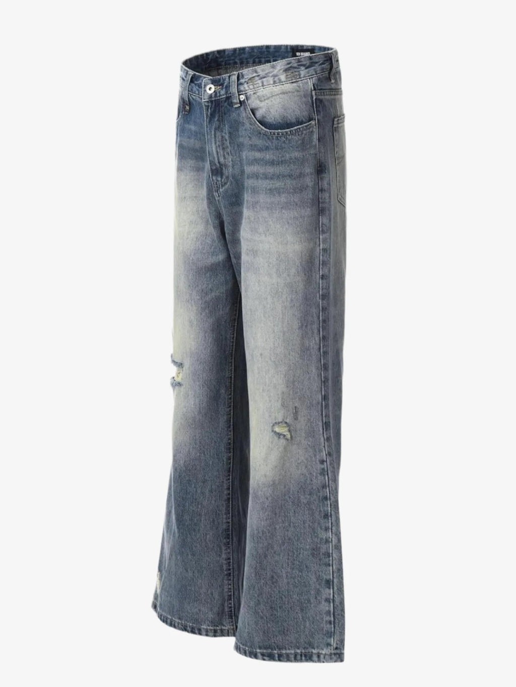 IREP Stealth Wealth Men's Vintage Wash Distressed Jeans iRepBrand